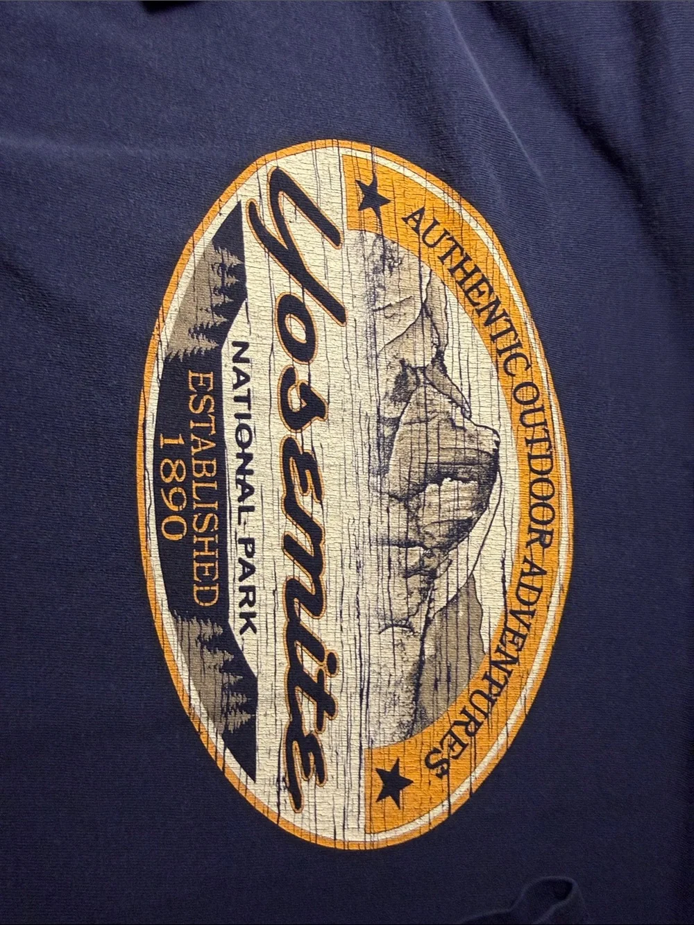 Delta Navy Short-Sleeve Yosemite Graphic Tee